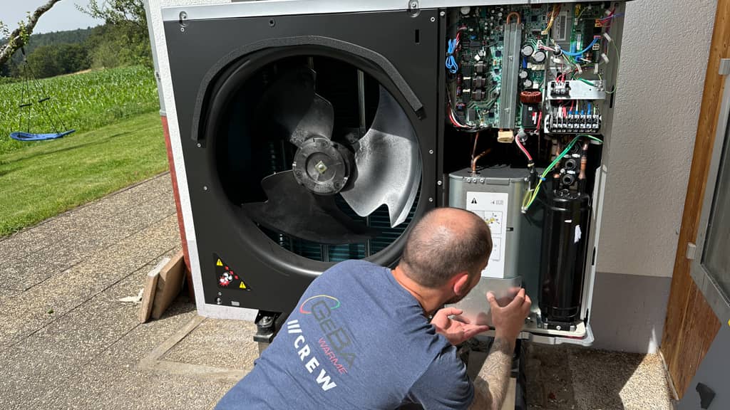 Anschluss Wärmepumpe